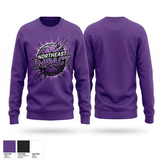 Crew Neck Sweatshirt, Northeast Impact, Softball, Teamtime, Team time, sublimation, custom sports apparel, team uniforms, spirit wear, spiritwear, sports uniforms, custom shirts, team store, custom team store, fundraiser sports, apparel fundraiser