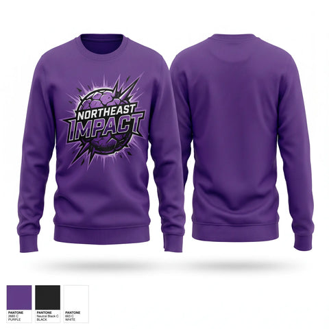 Crew Neck Sweatshirt, Northeast Impact, Softball, Teamtime, Team time, sublimation, custom sports apparel, team uniforms, spirit wear, spiritwear, sports uniforms, custom shirts, team store, custom team store, fundraiser sports, apparel fundraiser