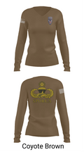 HHC, 725th BSB, 2/11 ABN 60450705 Women's Long Sleeve V-neck Shirt - 17