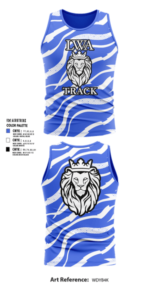 Tank Top, LWA Track, Track & Field, Teamtime, Team time, sublimation, custom sports apparel, team uniforms, spirit wear, spiritwear, sports uniforms, custom shirts, team store, custom team store, fundraiser sports, apparel fundraiser