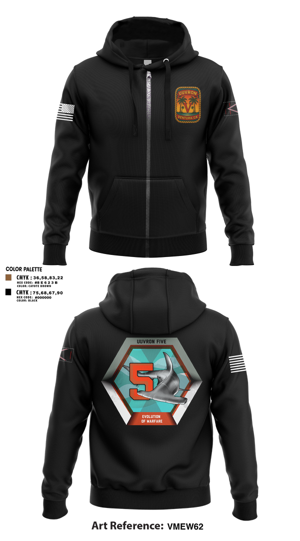 Zip Hoodie, UUVRON 5, Navy, Teamtime, Team time, sublimation, custom sports apparel, team uniforms, spirit wear, spiritwear, sports uniforms, custom shirts, team store, custom team store, fundraiser sports, apparel fundraiser