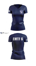 Texas Emergency Medical Task Force Women's Short Sleeve V-neck Shirt - 6
