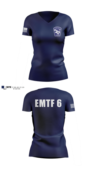 Womens Short Sleeve Vneck Shirt, Texas Emergency Medical Task Force, EMS/EMT, Teamtime, Team time, sublimation, custom sports apparel, team uniforms, spirit wear, spiritwear, sports uniforms, custom shirts, team store, custom team store, fundraiser sports, apparel fundraiser