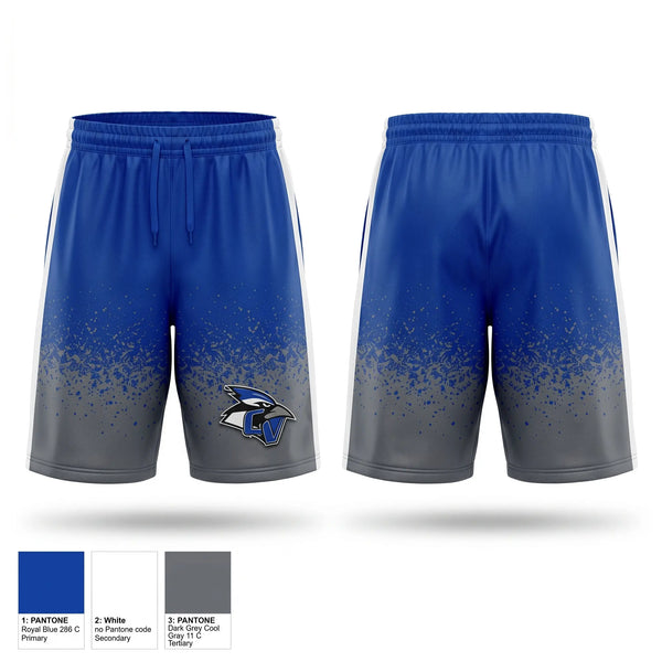 Athletic Shorts With Pockets, Conemaugh Valley Bluejays Football, Spirit Store, Teamtime, Team time, sublimation, custom sports apparel, team uniforms, spirit wear, spiritwear, sports uniforms, custom shirts, team store, custom team store, fundraiser sports, apparel fundraiser