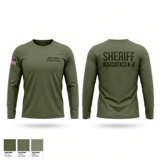Long Sleeve Performance Shirt, Grant County Sheriff's Office, Police, Teamtime, Team time, sublimation, custom sports apparel, team uniforms, spirit wear, spiritwear, sports uniforms, custom shirts, team store, custom team store, fundraiser sports, apparel fundraiser