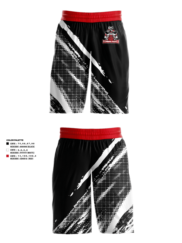 Mens Basketball Shorts, DCRR, Men's Basketball, Teamtime, Team time, sublimation, custom sports apparel, team uniforms, spirit wear, spiritwear, sports uniforms, custom shirts, team store, custom team store, fundraiser sports, apparel fundraiser