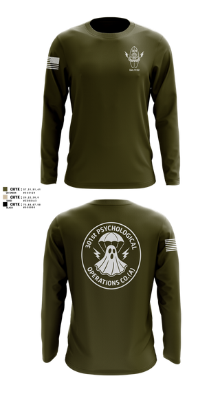 Long Sleeve Performance Shirt, 301, Army, Teamtime, Team time, sublimation, custom sports apparel, team uniforms, spirit wear, spiritwear, sports uniforms, custom shirts, team store, custom team store, fundraiser sports, apparel fundraiser