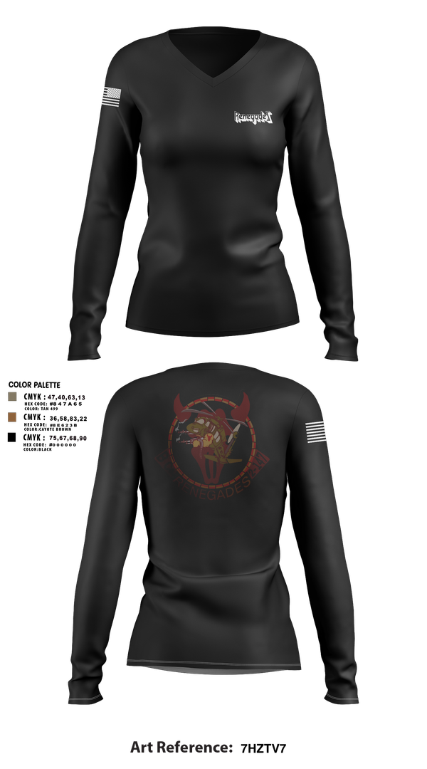 Womens Long Sleeve Vneck Shirt, B Co. 2-147, , Teamtime, Team time, sublimation, custom sports apparel, team uniforms, spirit wear, spiritwear, sports uniforms, custom shirts, team store, custom team store, fundraiser sports, apparel fundraiser