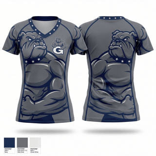Womens Short Sleeve Vneck Shirt, Grangeville, Wrestling, Teamtime, Team time, sublimation, custom sports apparel, team uniforms, spirit wear, spiritwear, sports uniforms, custom shirts, team store, custom team store, fundraiser sports, apparel fundraiser