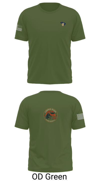 Cooper River Crab Bandits 83296088 Short Sleeve Performance Shirt - 53