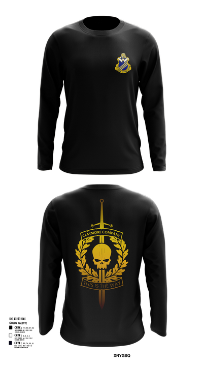 Claymore Company 46685544 Long Sleeve Performance Shirt 107