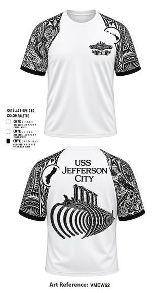 Short Sleeve Performance Shirt, USS JEFFERSON CITY, , Teamtime, Team time, sublimation, custom sports apparel, team uniforms, spirit wear, spiritwear, sports uniforms, custom shirts, team store, custom team store, fundraiser sports, apparel fundraiser