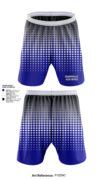 Athletic Shorts With Pockets, Sharpsville Blue Devils, , Teamtime, Team time, sublimation, custom sports apparel, team uniforms, spirit wear, spiritwear, sports uniforms, custom shirts, team store, custom team store, fundraiser sports, apparel fundraiser
