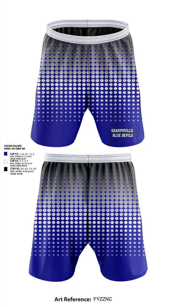 Athletic Shorts With Pockets, Sharpsville Blue Devils, , Teamtime, Team time, sublimation, custom sports apparel, team uniforms, spirit wear, spiritwear, sports uniforms, custom shirts, team store, custom team store, fundraiser sports, apparel fundraiser