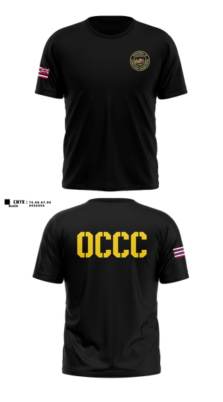 Old School Cotton Shirt, OCCC, Police, Teamtime, Team time, sublimation, custom sports apparel, team uniforms, spirit wear, spiritwear, sports uniforms, custom shirts, team store, custom team store, fundraiser sports, apparel fundraiser