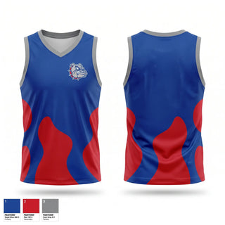 Mens Basketball Jersey, Bulldogs, Men's Basketball, Teamtime, Team time, sublimation, custom sports apparel, team uniforms, spirit wear, spiritwear, sports uniforms, custom shirts, team store, custom team store, fundraiser sports, apparel fundraiser