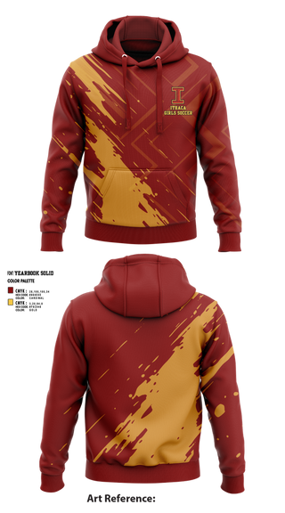 Hoodie, Ithaca Girls Soccer, Women's Soccer, Teamtime, Team time, sublimation, custom sports apparel, team uniforms, spirit wear, spiritwear, sports uniforms, custom shirts, team store, custom team store, fundraiser sports, apparel fundraiser
