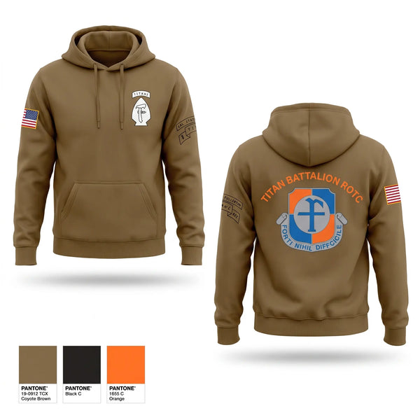 Hoodie, Titan Battalion ROTC, Army, Teamtime, Team time, sublimation, custom sports apparel, team uniforms, spirit wear, spiritwear, sports uniforms, custom shirts, team store, custom team store, fundraiser sports, apparel fundraiser
