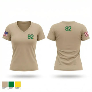 Womens Short Sleeve Vneck Shirt, 95th mp company, Army, Teamtime, Team time, sublimation, custom sports apparel, team uniforms, spirit wear, spiritwear, sports uniforms, custom shirts, team store, custom team store, fundraiser sports, apparel fundraiser