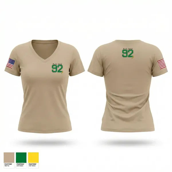 Womens Short Sleeve Vneck Shirt, 95th mp company, Army, Teamtime, Team time, sublimation, custom sports apparel, team uniforms, spirit wear, spiritwear, sports uniforms, custom shirts, team store, custom team store, fundraiser sports, apparel fundraiser