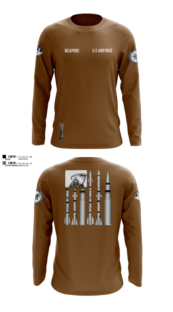 Long Sleeve Performance Shirt, 144 FW, National Guard, Teamtime, Team time, sublimation, custom sports apparel, team uniforms, spirit wear, spiritwear, sports uniforms, custom shirts, team store, custom team store, fundraiser sports, apparel fundraiser