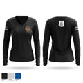 Crump Station (Memphis Police Department) Women's Long Sleeve V-neck Shirt - 1