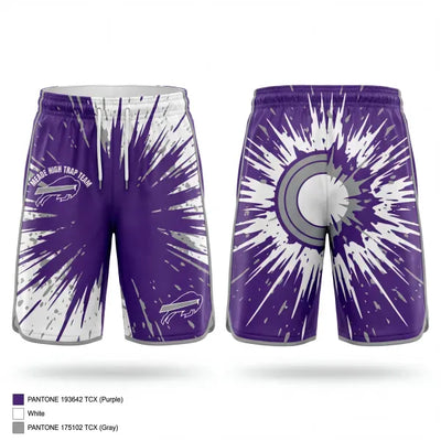 Meade High School Trap Team 7017681 Athletic Shorts With Pockets - 1