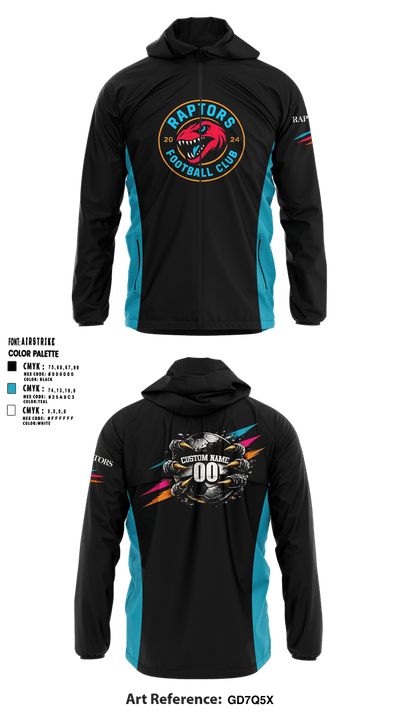 RAPTORS FC 55469198 Windbreaker - 23