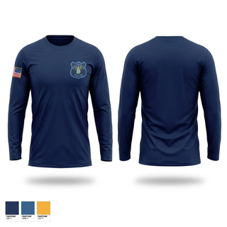 Long Sleeve Performance Shirt, Westbrook Police, Police, Teamtime, Team time, sublimation, custom sports apparel, team uniforms, spirit wear, spiritwear, sports uniforms, custom shirts, team store, custom team store, fundraiser sports, apparel fundraiser
