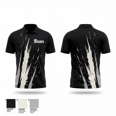 Central Washington Sixers 11014209 Short Sleeve Performance Polo - 1