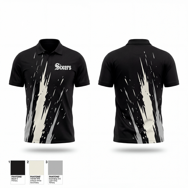 Short Sleeve Performance Polo, Central Washington Sixers, Baseball, Teamtime, Team time, sublimation, custom sports apparel, team uniforms, spirit wear, spiritwear, sports uniforms, custom shirts, team store, custom team store, fundraiser sports, apparel fundraiser