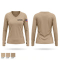 Fort Sam Houston Jewish Community Women's Long Sleeve V-neck Shirt - 1