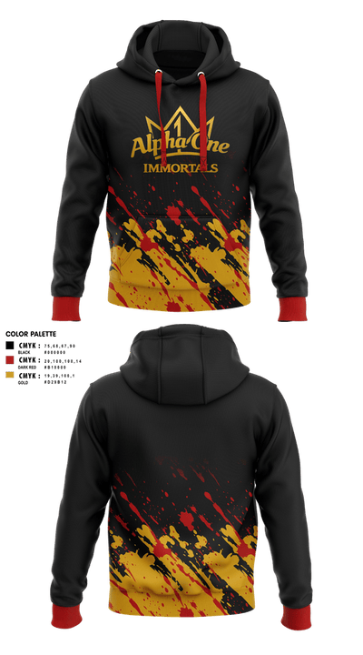 Alpha One Immortals 7766143 Hoodie - 1