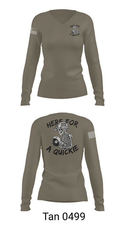 812 CES 8897220 Women's Long Sleeve V-neck Shirt - 77