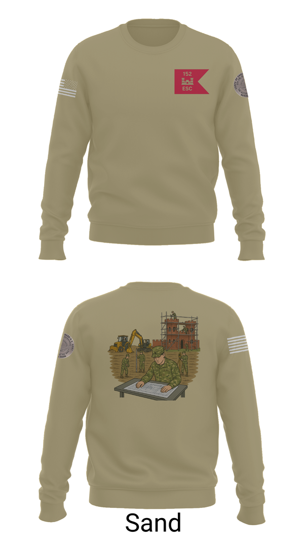 Crew Neck Sweatshirt, 152, Army, Teamtime, Team time, sublimation, custom sports apparel, team uniforms, spirit wear, spiritwear, sports uniforms, custom shirts, team store, custom team store, fundraiser sports, apparel fundraiser