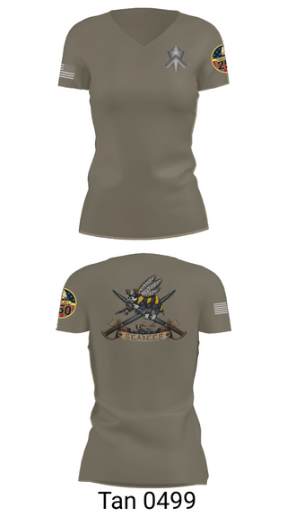 Womens Short Sleeve Vneck Shirt, Seabee, , Teamtime, Team time, sublimation, custom sports apparel, team uniforms, spirit wear, spiritwear, sports uniforms, custom shirts, team store, custom team store, fundraiser sports, apparel fundraiser