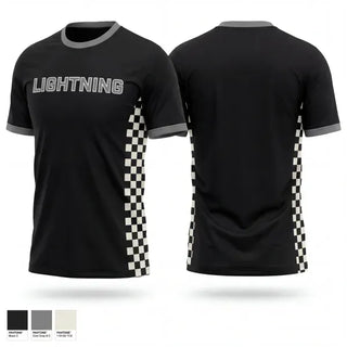Short Sleeve Performance Shirt, Lightning, Men's Basketball, Teamtime, Team time, sublimation, custom sports apparel, team uniforms, spirit wear, spiritwear, sports uniforms, custom shirts, team store, custom team store, fundraiser sports, apparel fundraiser