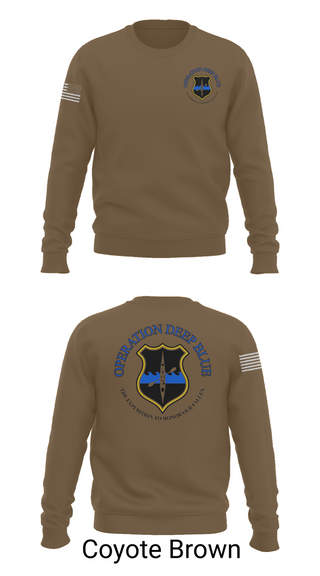 Crew Neck Sweatshirt, Operation Deep Blue, , Teamtime, Team time, sublimation, custom sports apparel, team uniforms, spirit wear, spiritwear, sports uniforms, custom shirts, team store, custom team store, fundraiser sports, apparel fundraiser
