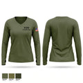 737 convoy ops Women's Long Sleeve V-neck Shirt - 1