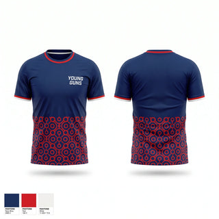 Soft Poly Tee Cotton Like Feel, YOUNG GUNS, Baseball, Teamtime, Team time, sublimation, custom sports apparel, team uniforms, spirit wear, spiritwear, sports uniforms, custom shirts, team store, custom team store, fundraiser sports, apparel fundraiser