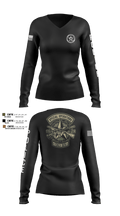 SOD Covert 32248167 Women's Long Sleeve V-neck Shirt - 100