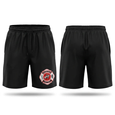 Athletic Shorts With Pockets, Edinburgh Fire Lancer Logo, EMS/EMT, Teamtime, Team time, sublimation, custom sports apparel, team uniforms, spirit wear, spiritwear, sports uniforms, custom shirts, team store, custom team store, fundraiser sports, apparel fundraiser