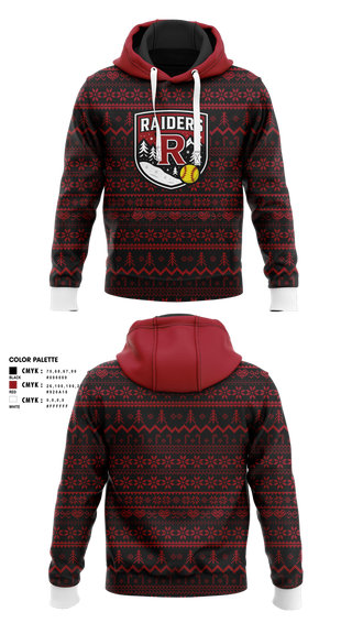 Hoodie, Raiders, Softball, Teamtime, Team time, sublimation, custom sports apparel, team uniforms, spirit wear, spiritwear, sports uniforms, custom shirts, team store, custom team store, fundraiser sports, apparel fundraiser