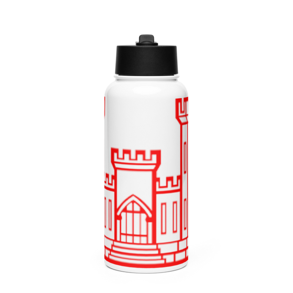 206th EN BN 40191270 Stainless Steel Water Bottle with a Straw Lid