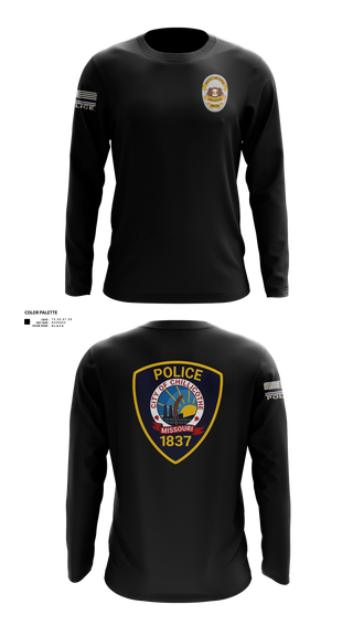 Long Sleeve Performance Shirt, Chillicothe Police, Police, Teamtime, Team time, sublimation, custom sports apparel, team uniforms, spirit wear, spiritwear, sports uniforms, custom shirts, team store, custom team store, fundraiser sports, apparel fundraiser