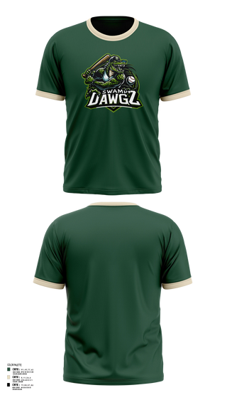 Short Sleeve Performance Shirt, Swamp Dawgz, Baseball, Teamtime, Team time, sublimation, custom sports apparel, team uniforms, spirit wear, spiritwear, sports uniforms, custom shirts, team store, custom team store, fundraiser sports, apparel fundraiser