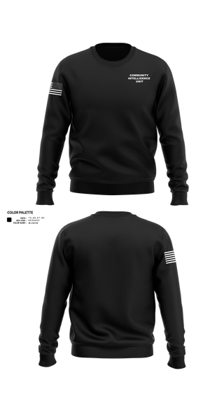 Crew Neck Sweatshirt, Community Intelligence Unit, Police, Teamtime, Team time, sublimation, custom sports apparel, team uniforms, spirit wear, spiritwear, sports uniforms, custom shirts, team store, custom team store, fundraiser sports, apparel fundraiser