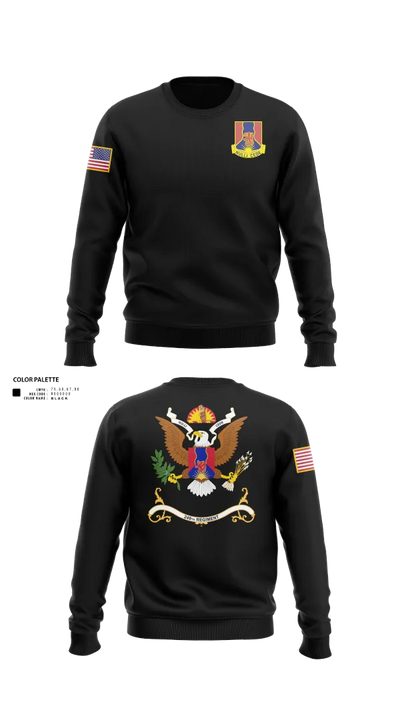 1-249th Infantry Training Battalion 76844743 Crew Neck Sweatshirt - 30