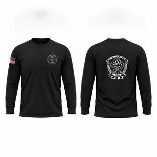Long Sleeve Performance Shirt, Cameron County CERT, Police, Teamtime, Team time, sublimation, custom sports apparel, team uniforms, spirit wear, spiritwear, sports uniforms, custom shirts, team store, custom team store, fundraiser sports, apparel fundraiser