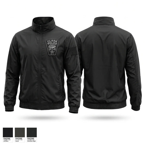 Windbreaker, Clark DB, Police, Teamtime, Team time, sublimation, custom sports apparel, team uniforms, spirit wear, spiritwear, sports uniforms, custom shirts, team store, custom team store, fundraiser sports, apparel fundraiser
